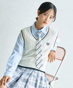 Lovetoxic / ラブトキシック ダウンジャケット・ベスト | 【卒服・セレモニー】【洗える】スクールニットベスト