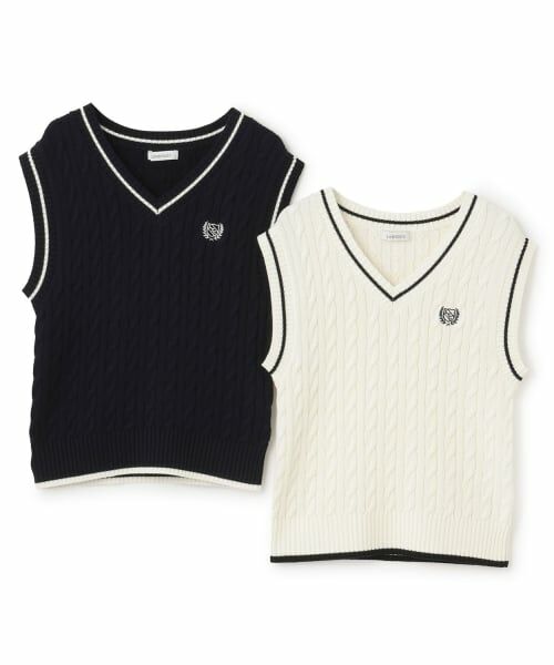 Lovetoxic / ラブトキシック ダウンジャケット・ベスト | 【卒服・セレモニー】【洗える】スクールニットベスト | 詳細4