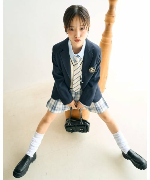 Lovetoxic / ラブトキシック テーラードジャケット | 【卒服・セレモニー】エンブレムつきテーラードジャケット | 詳細1