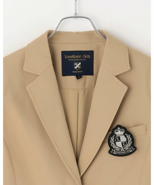 Lovetoxic / ラブトキシック テーラードジャケット | 【卒服・セレモニー】エンブレムつきテーラードジャケット | 詳細9