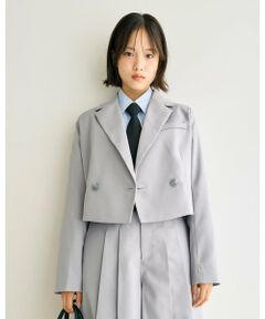 【卒服・セレモニー】エンブレムつきボレロジャケット