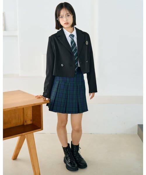 Lovetoxic / ラブトキシック テーラードジャケット | 【卒服・セレモニー】エンブレムつきボレロジャケット | 詳細4