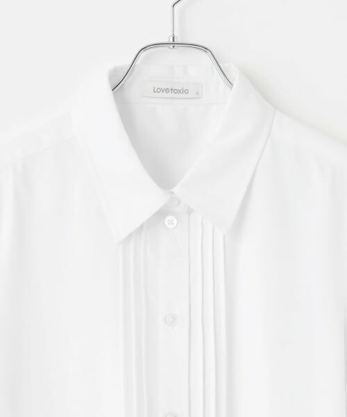 Lovetoxic / ラブトキシック シャツ・ブラウス | 【卒服・セレモニー】【イージーケア】タックブラウス | 詳細4