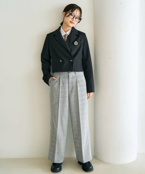 Lovetoxic / ラブトキシック スラックス・ドレスパンツ | 【卒服・セレモニー】タックワイドパンツ | 詳細2