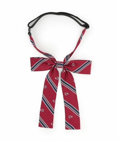 Lovetoxic / ラブトキシック ネクタイ | 【卒服・セレモニー】レジメンタル柄細リボンタイ | 詳細1