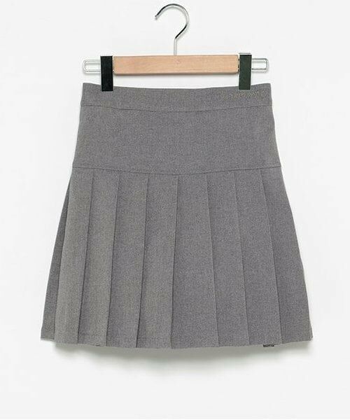 Lovetoxic / ラブトキシック ショート・ハーフ・半端丈パンツ | プリーツスカパン（チャコール）