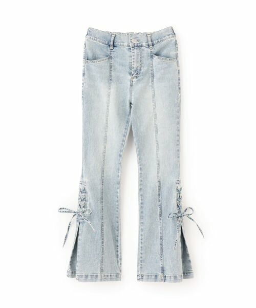 Lovetoxic / ラブトキシック その他パンツ | レースアップフレアデニムパンツ | 詳細10