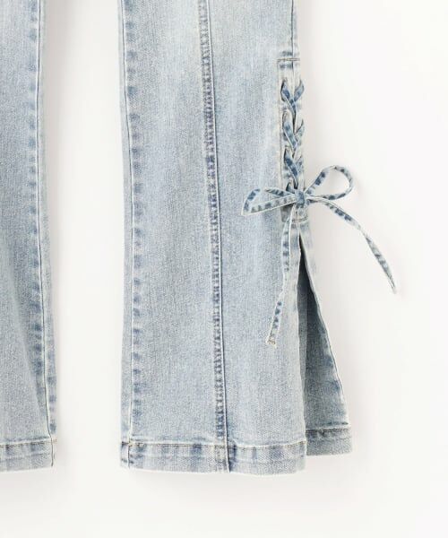 Lovetoxic / ラブトキシック その他パンツ | レースアップフレアデニムパンツ | 詳細16