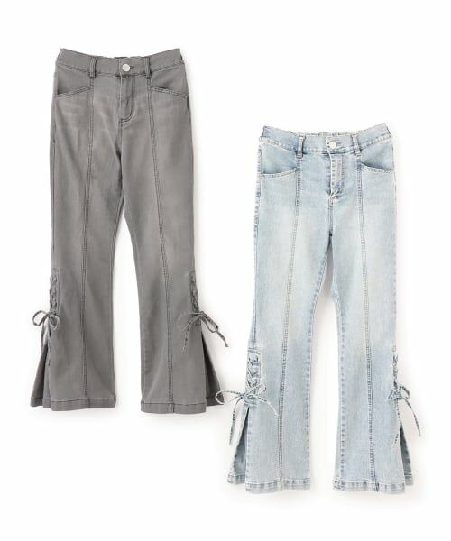 Lovetoxic / ラブトキシック その他パンツ | レースアップフレアデニムパンツ | 詳細8