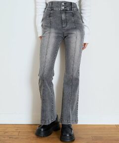 Lovetoxic / ラブトキシック その他パンツ | 【ストレッチ】スタイルアップフレアデニムパンツ