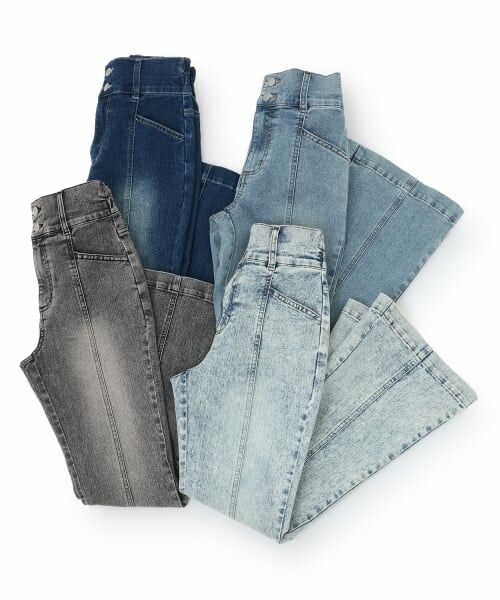 Lovetoxic / ラブトキシック その他パンツ | 【ストレッチ】スタイルアップフレアデニムパンツ | 詳細4