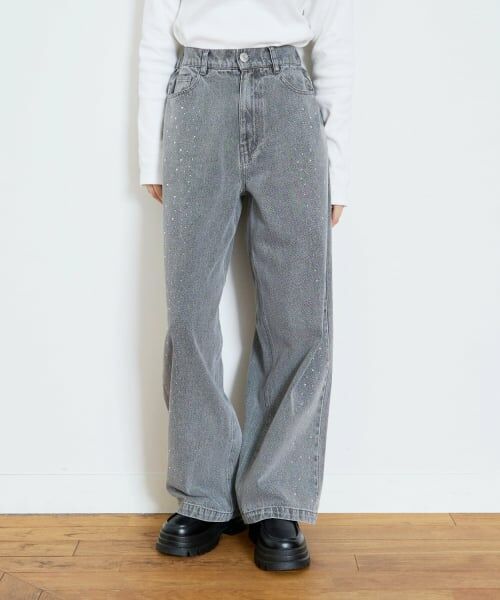 Lovetoxic / ラブトキシック その他パンツ | オシャ映えストーンデニムパンツ | 詳細10