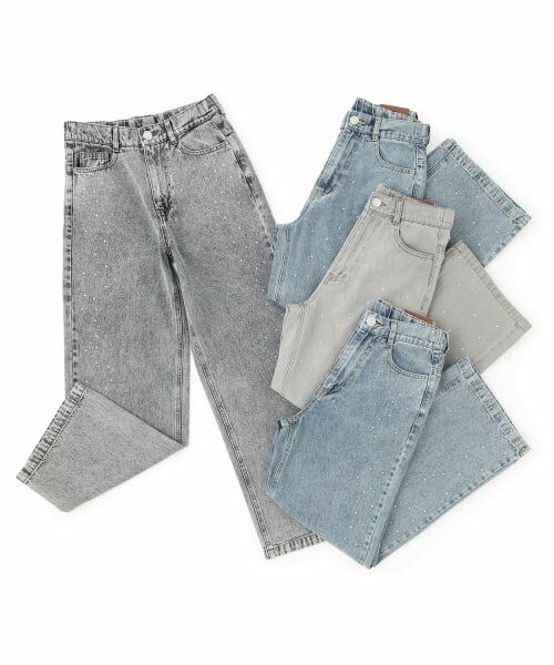 Lovetoxic / ラブトキシック その他パンツ | オシャ映えストーンデニムパンツ | 詳細11