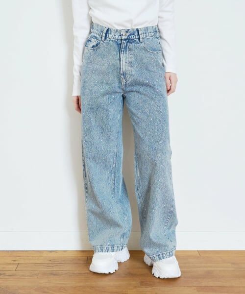 Lovetoxic / ラブトキシック その他パンツ | オシャ映えストーンデニムパンツ | 詳細2