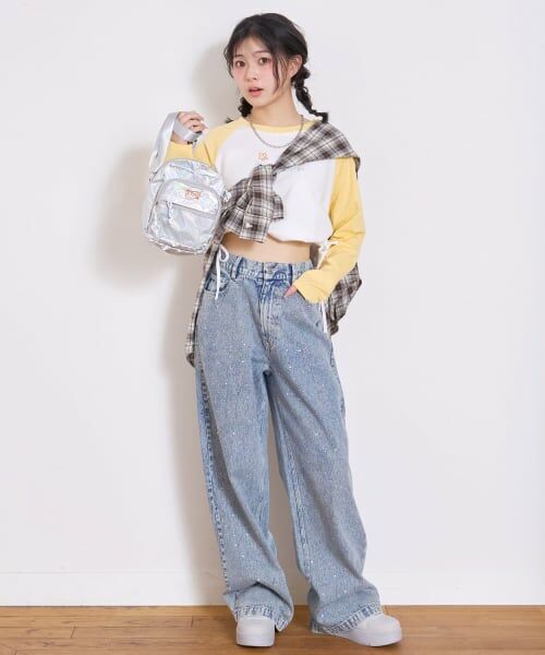 Lovetoxic / ラブトキシック その他パンツ | オシャ映えストーンデニムパンツ | 詳細3