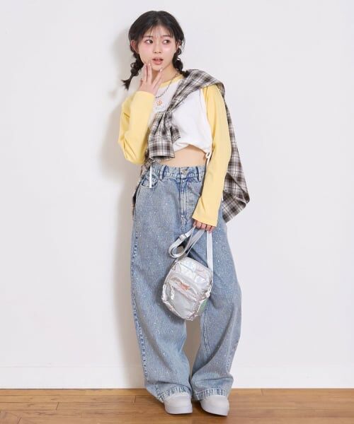 Lovetoxic / ラブトキシック その他パンツ | オシャ映えストーンデニムパンツ | 詳細4