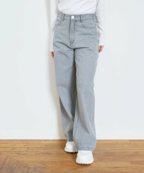 Lovetoxic / ラブトキシック その他パンツ | オシャ映えストーンデニムパンツ | 詳細5