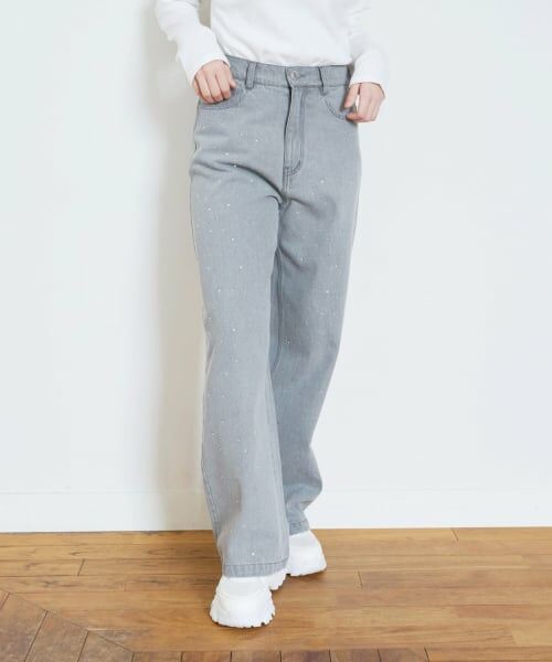 Lovetoxic / ラブトキシック その他パンツ | オシャ映えストーンデニムパンツ | 詳細6