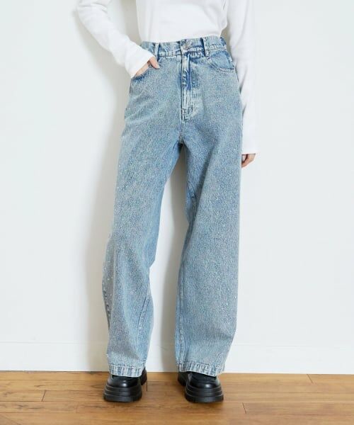 Lovetoxic / ラブトキシック その他パンツ | オシャ映えストーンデニムパンツ | 詳細7
