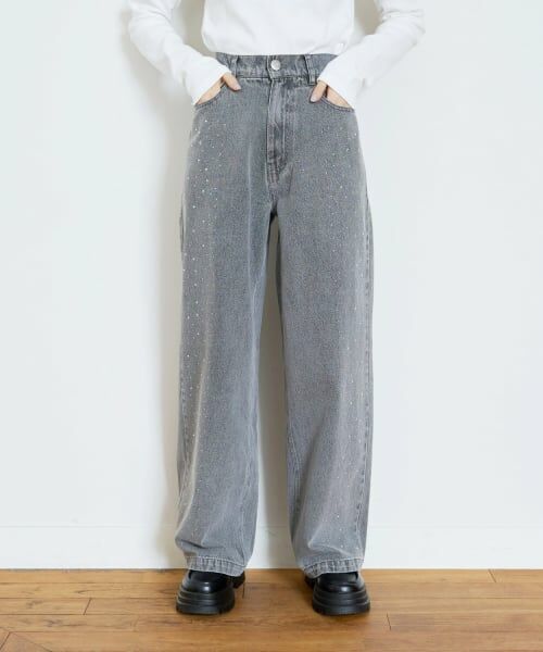 Lovetoxic / ラブトキシック その他パンツ | オシャ映えストーンデニムパンツ | 詳細9