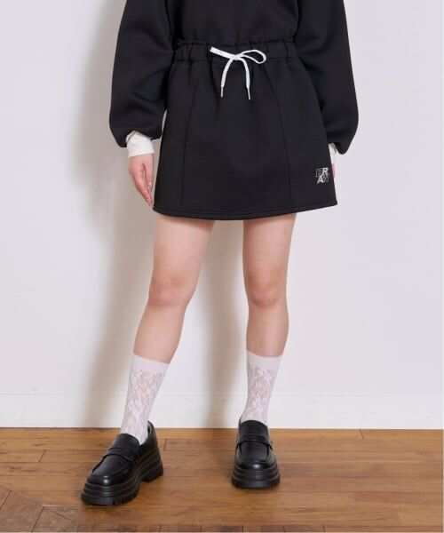 Lovetoxic / ラブトキシック ミニ・ひざ丈スカート | 【ふわカル/セット可】ダンボールミニスカート（黒）