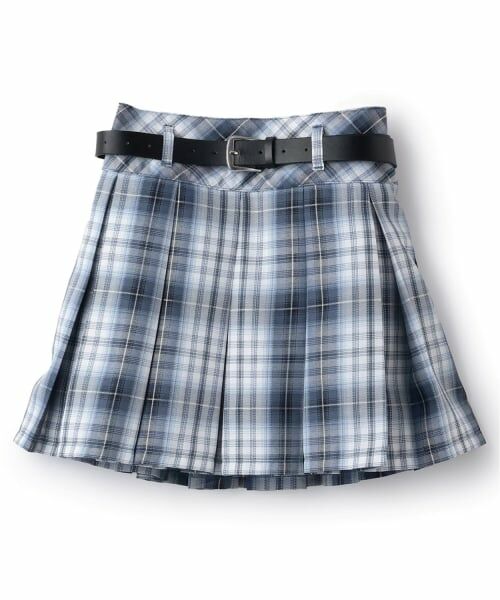 Lovetoxic / ラブトキシック ミニ・ひざ丈スカート | 【イージーケア】ベルトつきチェックプリーツスカート | 詳細5