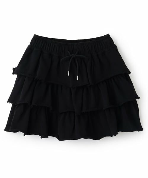 Lovetoxic / ラブトキシック ミニ・ひざ丈スカート | 【綿100%】【セット可】カットティアードミニスカート | 詳細2