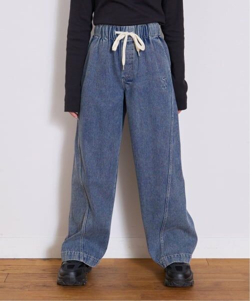 Lovetoxic / ラブトキシック その他パンツ | サマ見えイージープルオンパンツ（紺）