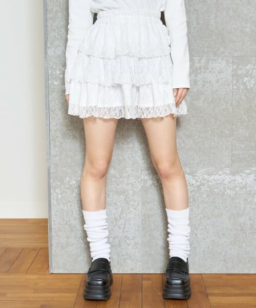 Lovetoxic / ラブトキシック ミニ・ひざ丈スカート | アソートティアードフリルスカート | 詳細12