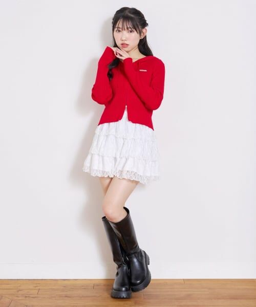 Lovetoxic / ラブトキシック ミニ・ひざ丈スカート | アソートティアードフリルスカート | 詳細8