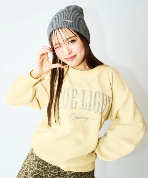 Lovetoxic / ラブトキシック ニット・セーター | 【GOODPRICE】カラバリニット（ハッピーイエロー）