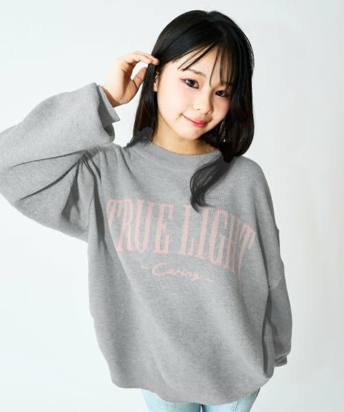 Lovetoxic / ラブトキシック ニット・セーター | 【GOODPRICE】カラバリニット（クールグレー）