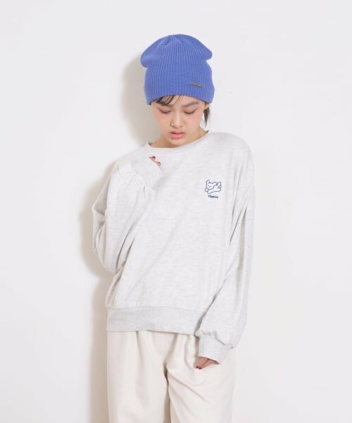 Lovetoxic / ラブトキシック スウェット | 【秒かわトップス】アニマル刺しゅうベーシックトレーナー | 詳細4