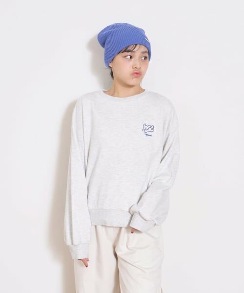 Lovetoxic / ラブトキシック スウェット | 【秒かわトップス】アニマル刺しゅうベーシックトレーナー | 詳細5