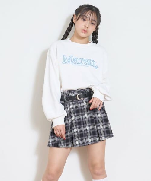 Lovetoxic / ラブトキシック スウェット | 【秒かわトップス】立体ロゴ刺しゅうベーシックトレーナー | 詳細1