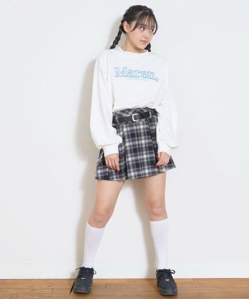 Lovetoxic / ラブトキシック スウェット | 【秒かわトップス】立体ロゴ刺しゅうベーシックトレーナー | 詳細2