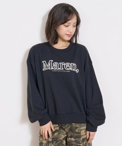 Lovetoxic / ラブトキシック スウェット | 【秒かわトップス】立体ロゴ刺しゅうベーシックトレーナー | 詳細5