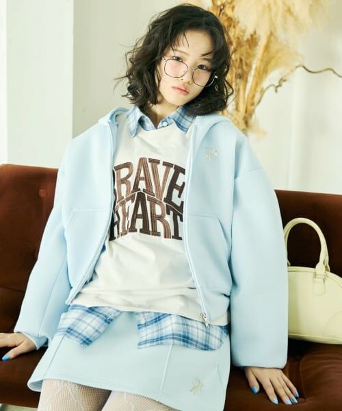 Lovetoxic / ラブトキシック パーカー | 【ふわカル/セット可】ダンボールZIPパーカ | 詳細1