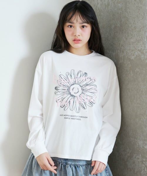 Lovetoxic / ラブトキシック Tシャツ | 【綿100%】グラフィックアソート長袖T（オフ ホワイト）