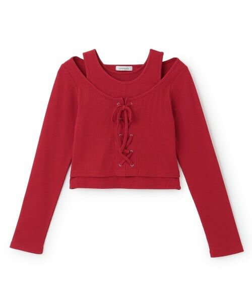 Lovetoxic / ラブトキシック Tシャツ | レースアップテレコ長袖シャツ | 詳細3