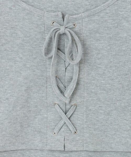 Lovetoxic / ラブトキシック Tシャツ | レースアップテレコ長袖シャツ | 詳細8