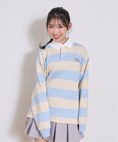 Lovetoxic / ラブトキシック Tシャツ | 【綿100%】ルーズラガー裏毛プルオーバー（サックス）