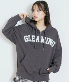 Lovetoxic / ラブトキシック パーカー | ロゴアップリケルーズジップパーカ