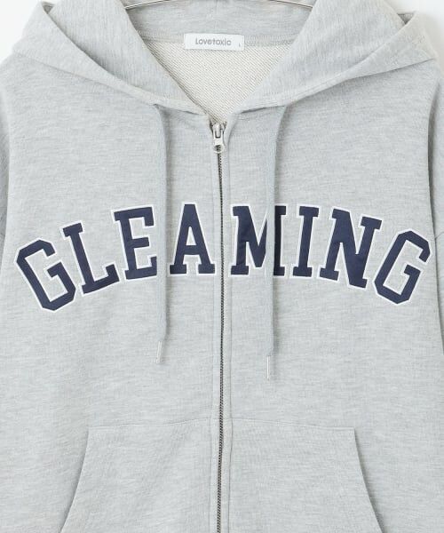 Lovetoxic / ラブトキシック パーカー | ロゴアップリケルーズジップパーカ | 詳細10