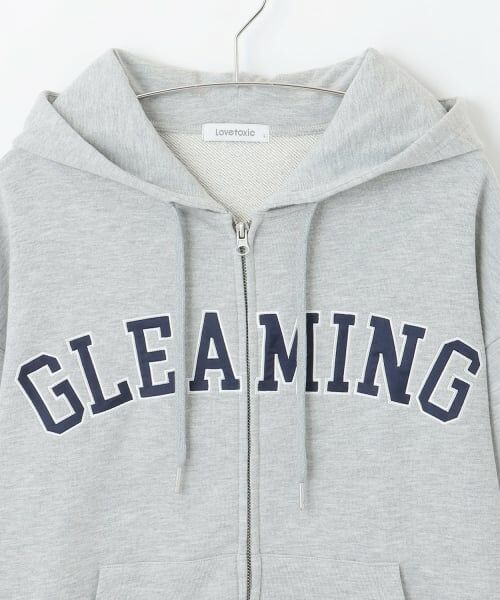 Lovetoxic / ラブトキシック パーカー | ロゴアップリケルーズジップパーカ | 詳細9