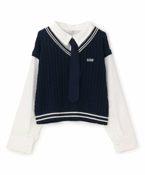 Lovetoxic / ラブトキシック ニット・セーター | 【アラエル】ネクタイつきレイヤードベスト | 詳細11