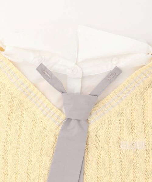Lovetoxic / ラブトキシック ニット・セーター | 【アラエル】ネクタイつきレイヤードベスト | 詳細15