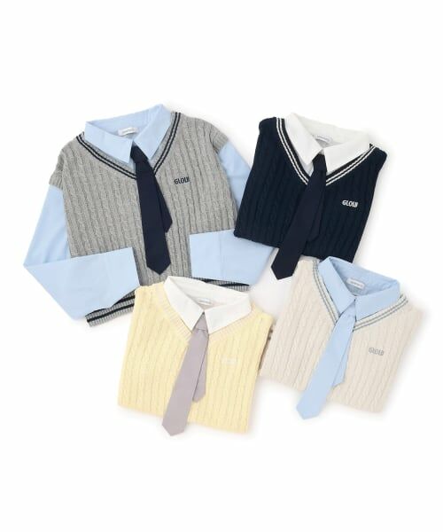 Lovetoxic / ラブトキシック ニット・セーター | 【アラエル】ネクタイつきレイヤードベスト | 詳細20