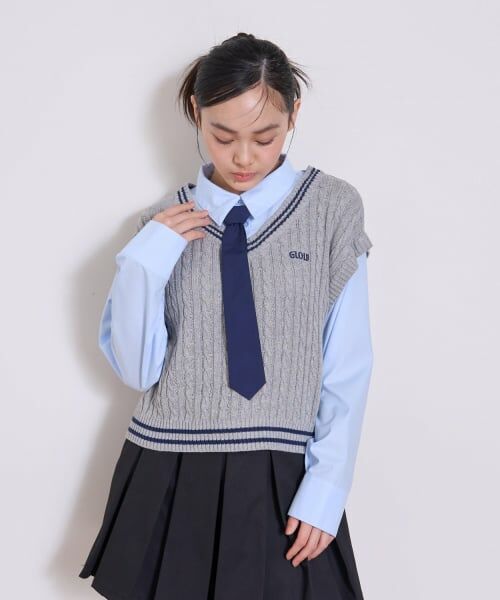 Lovetoxic / ラブトキシック ニット・セーター | 【アラエル】ネクタイつきレイヤードベスト | 詳細5