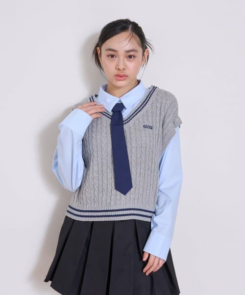 Lovetoxic / ラブトキシック ニット・セーター | 【アラエル】ネクタイつきレイヤードベスト | 詳細6